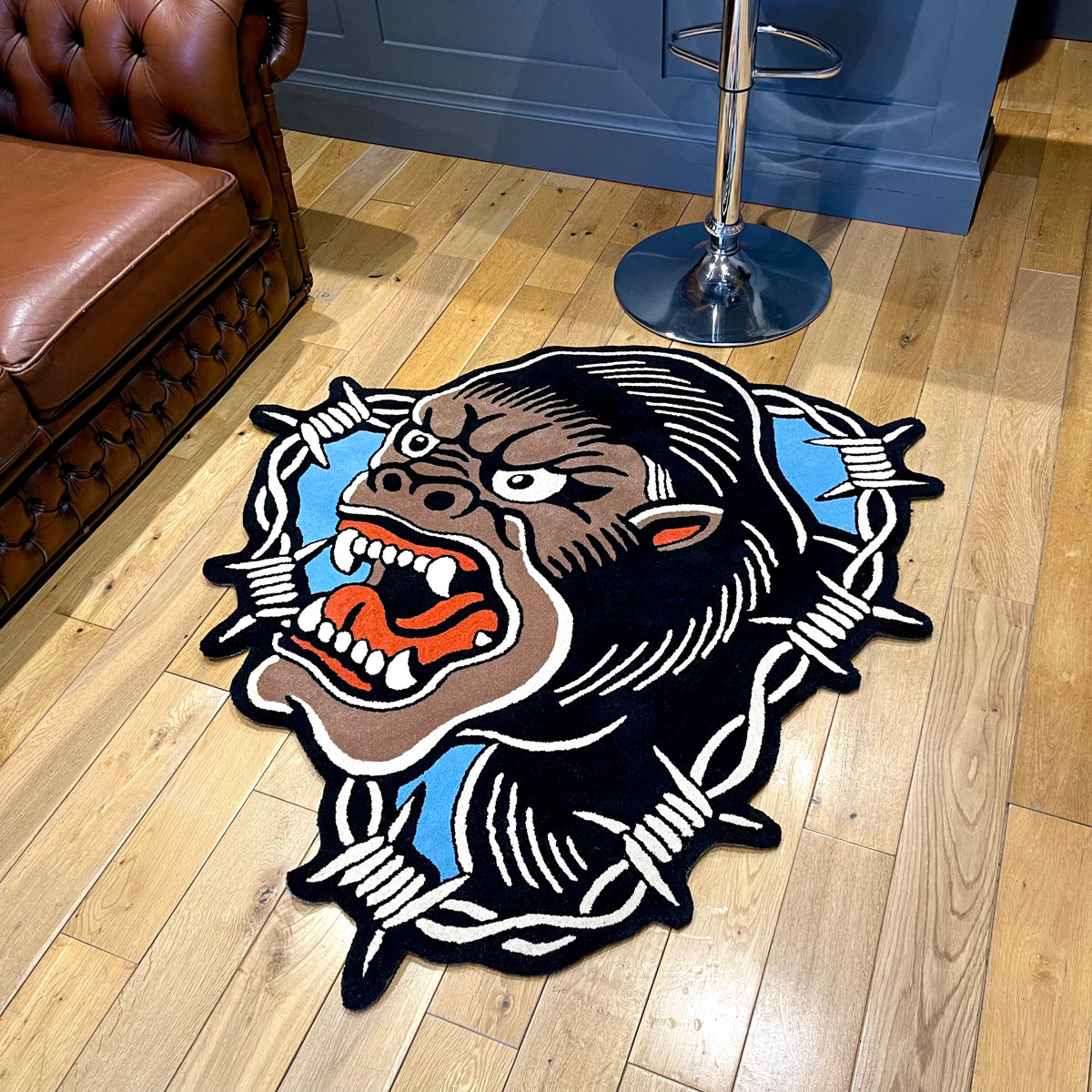 American Traditional Gorilla – Inked Rugs