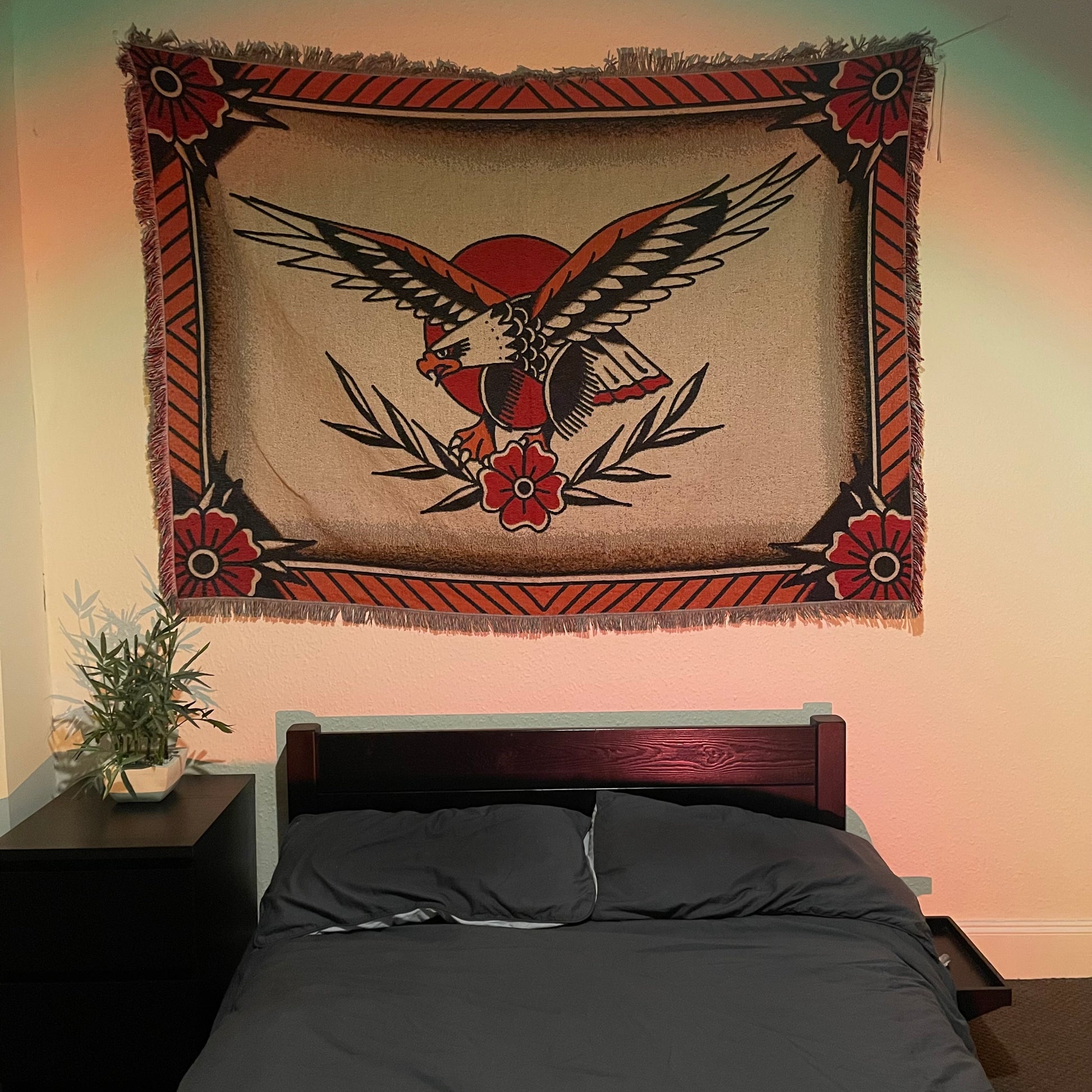 Traditional Eagle Tapestry