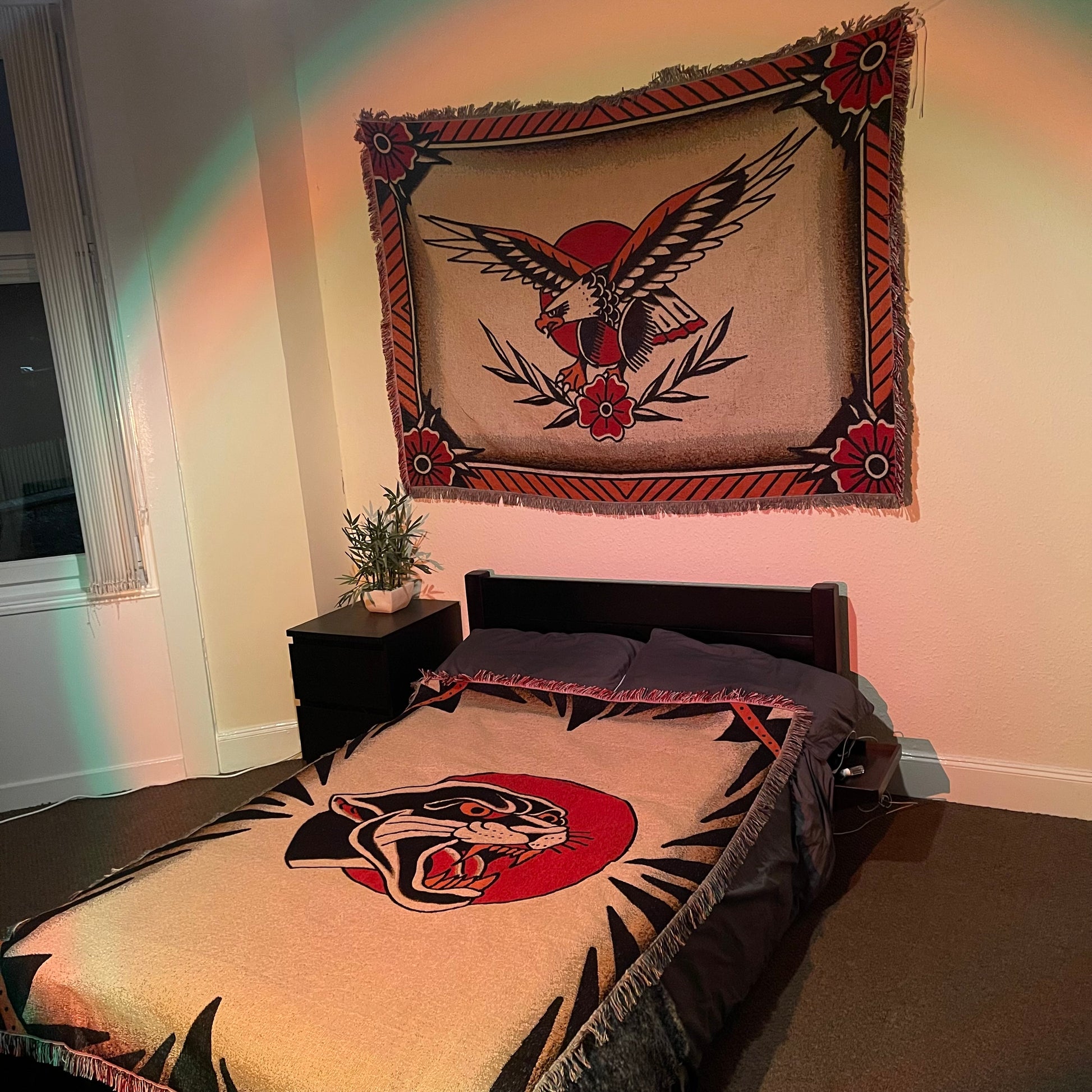 Traditional Eagle Tapestry