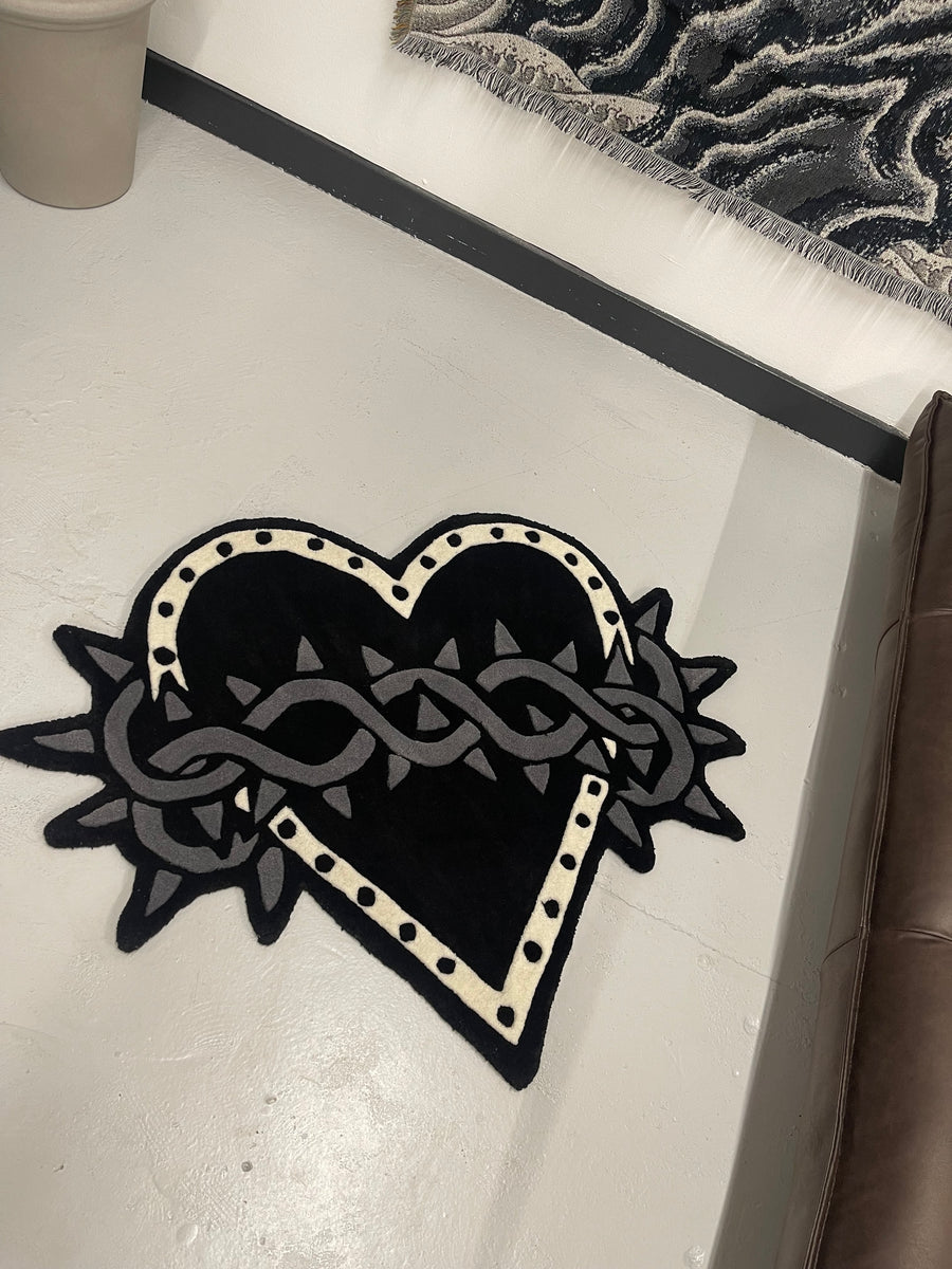 Scared Heart Rug Sacred Heart – Inked Rugs