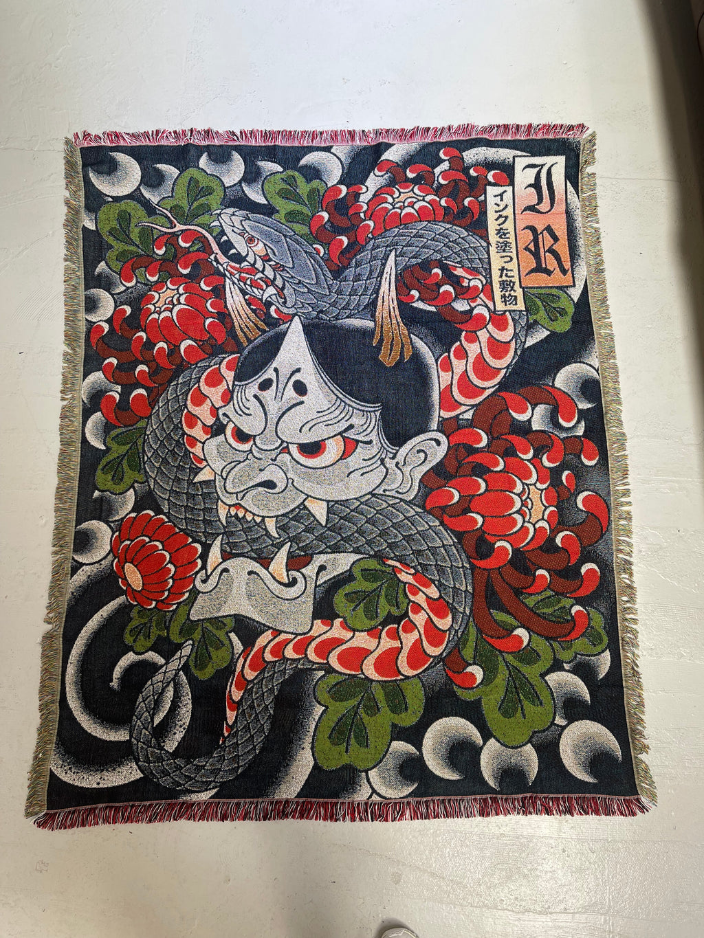 Hannya Snake Tapestry