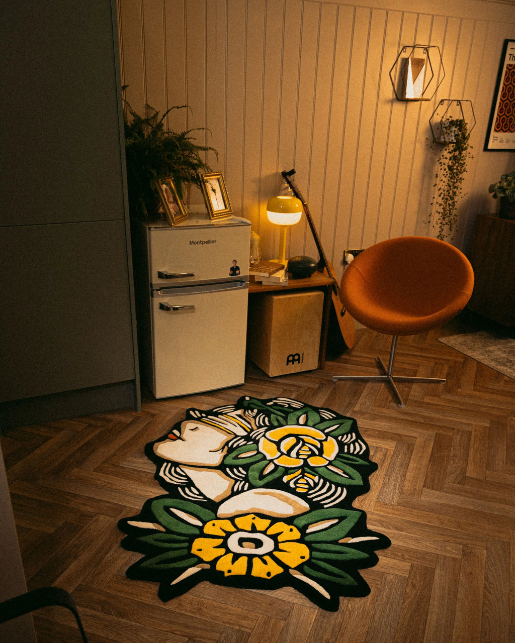 Lady Rugs Traditional Lady Rug - American Tattoo Decor – Inked Rugs