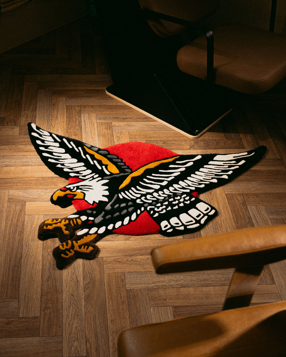 American Traditional Eagle Rug - Bold Custom Decor – Inked Rugs