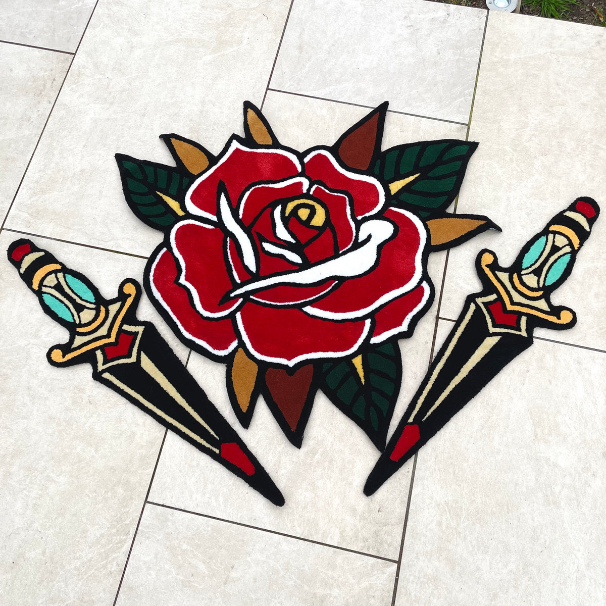 Red Rose – Inked Rugs