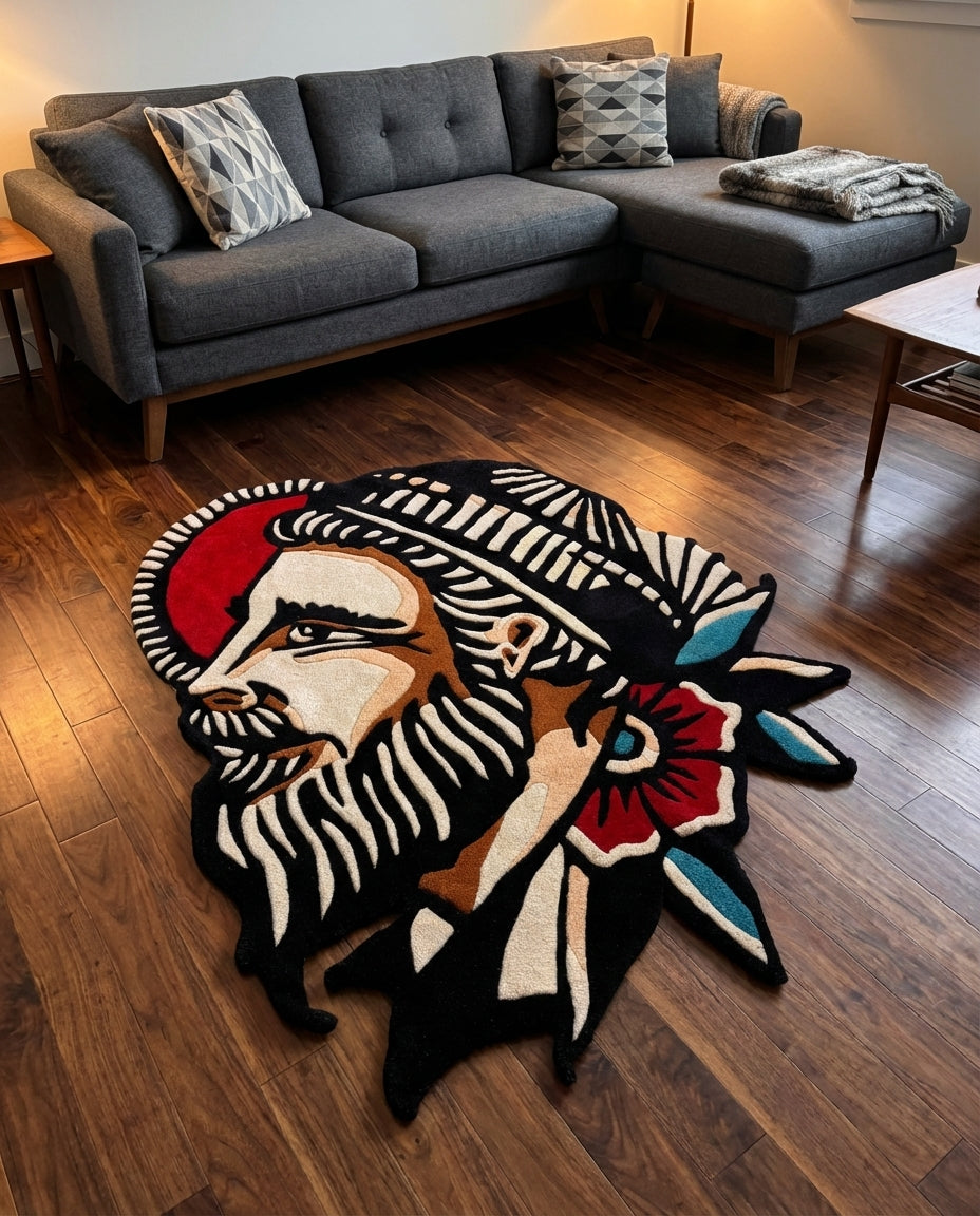 Tatto Rug Tattoo Rugs - Bold Designs for Your Home – Inked Rugs