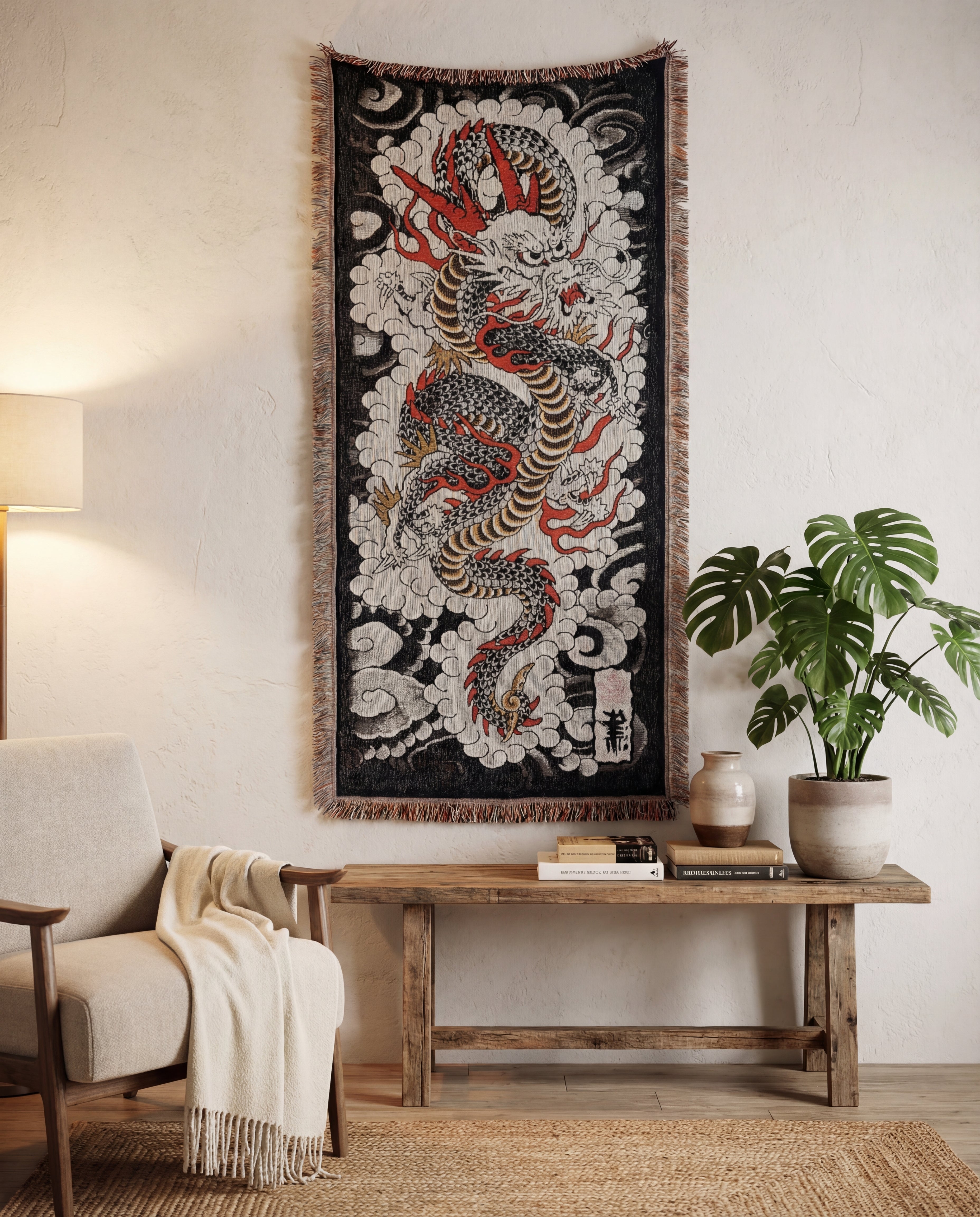 Japanese Dragon Tapestry
