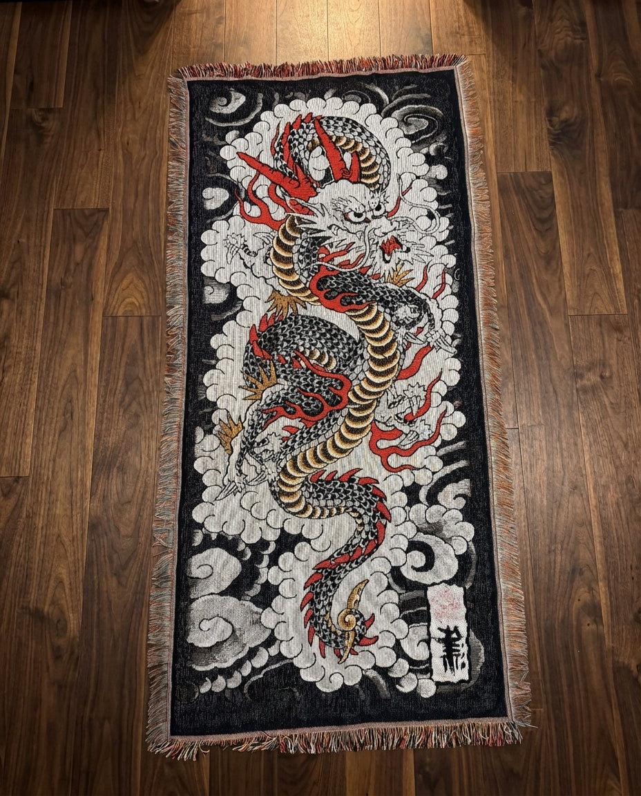 Japanese Dragon Tapestry