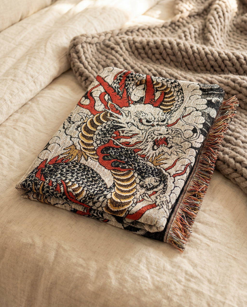 Japanese Dragon Tapestry