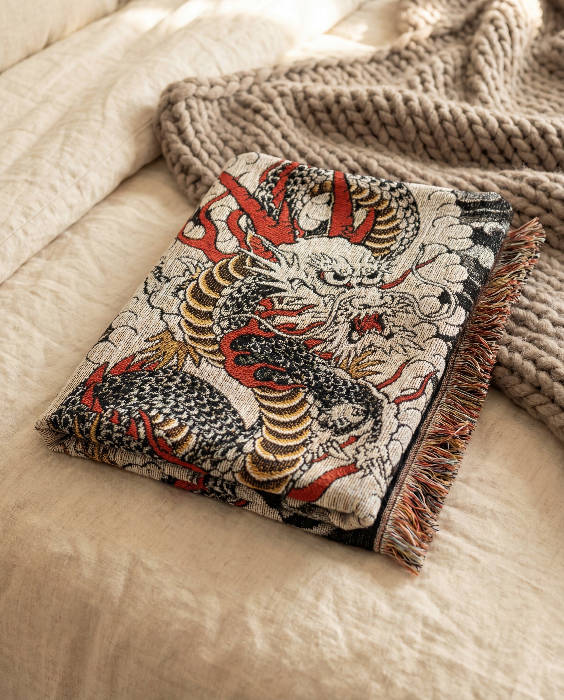 Japanese Dragon Tapestry