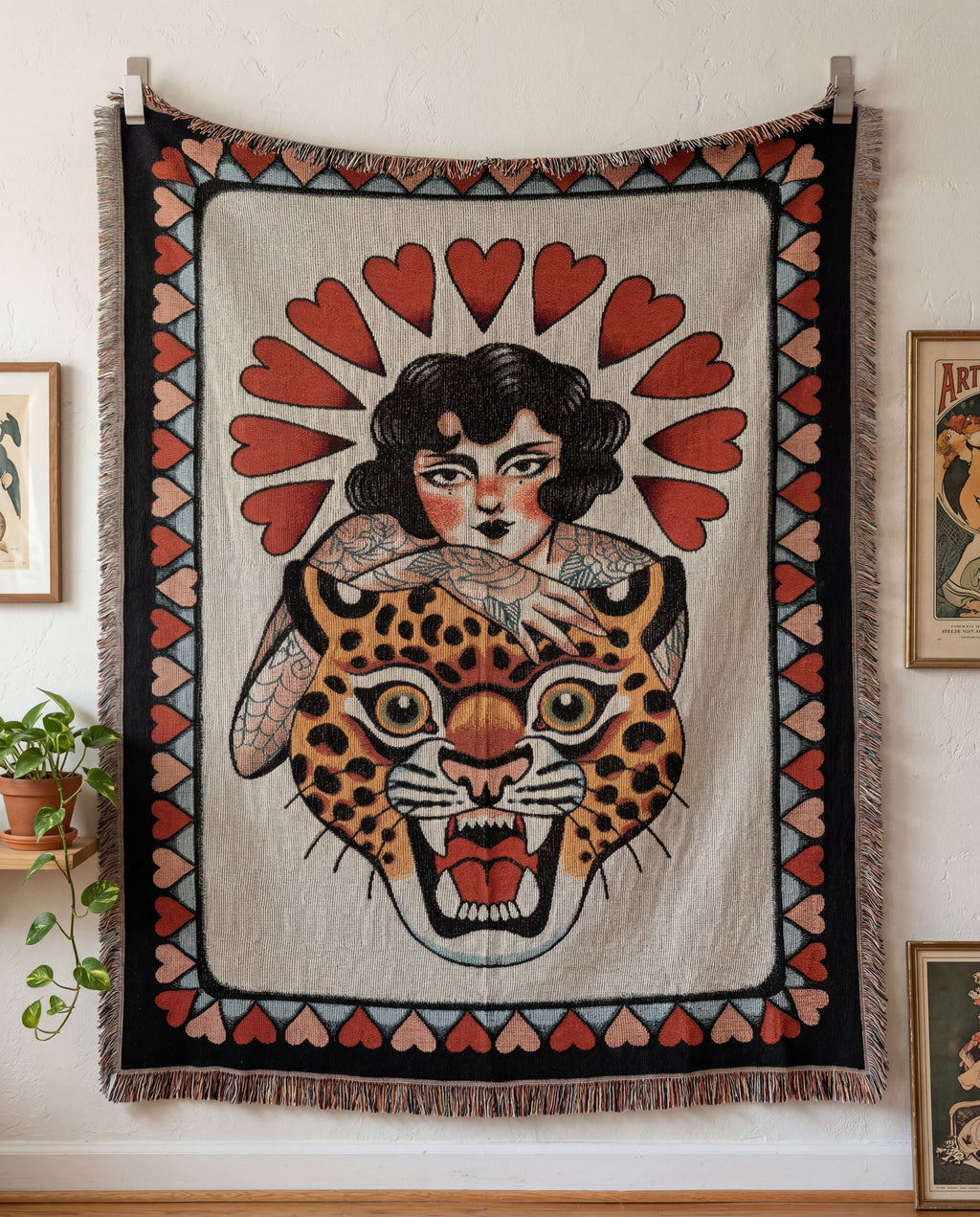 Lady Leopard Tapestry