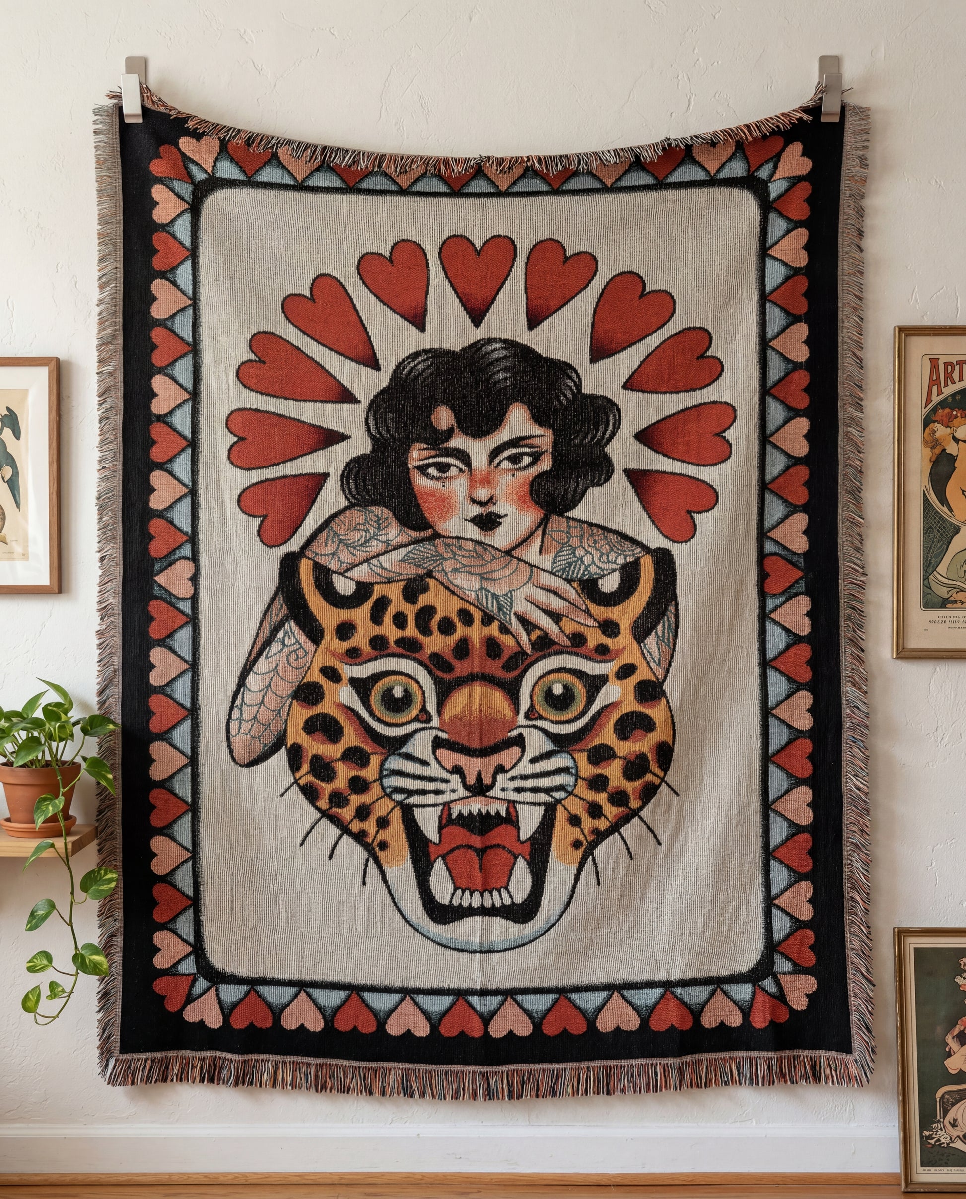 Lady Leopard Tapestry
