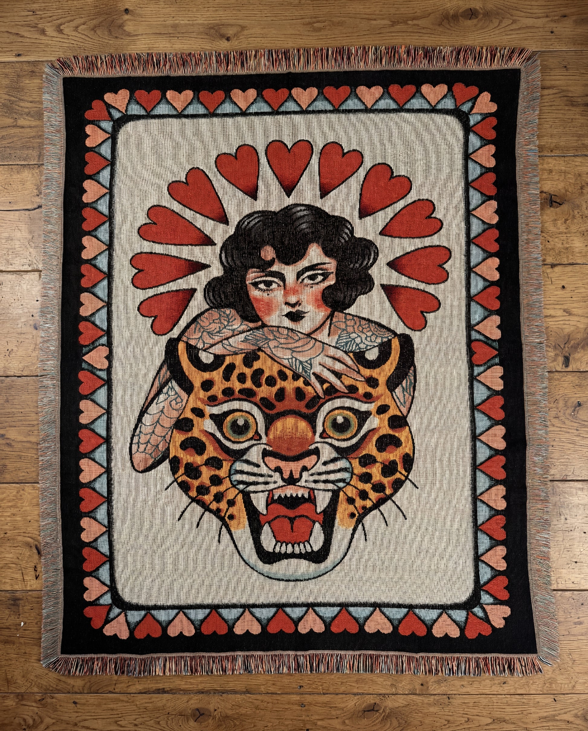 Lady Leopard Tapestry
