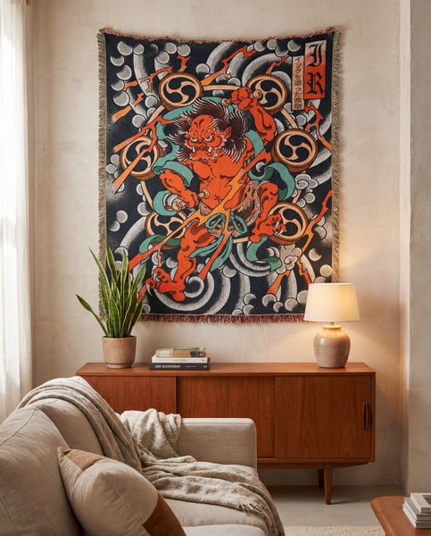 Raijin Tapestry – Inked Rugs