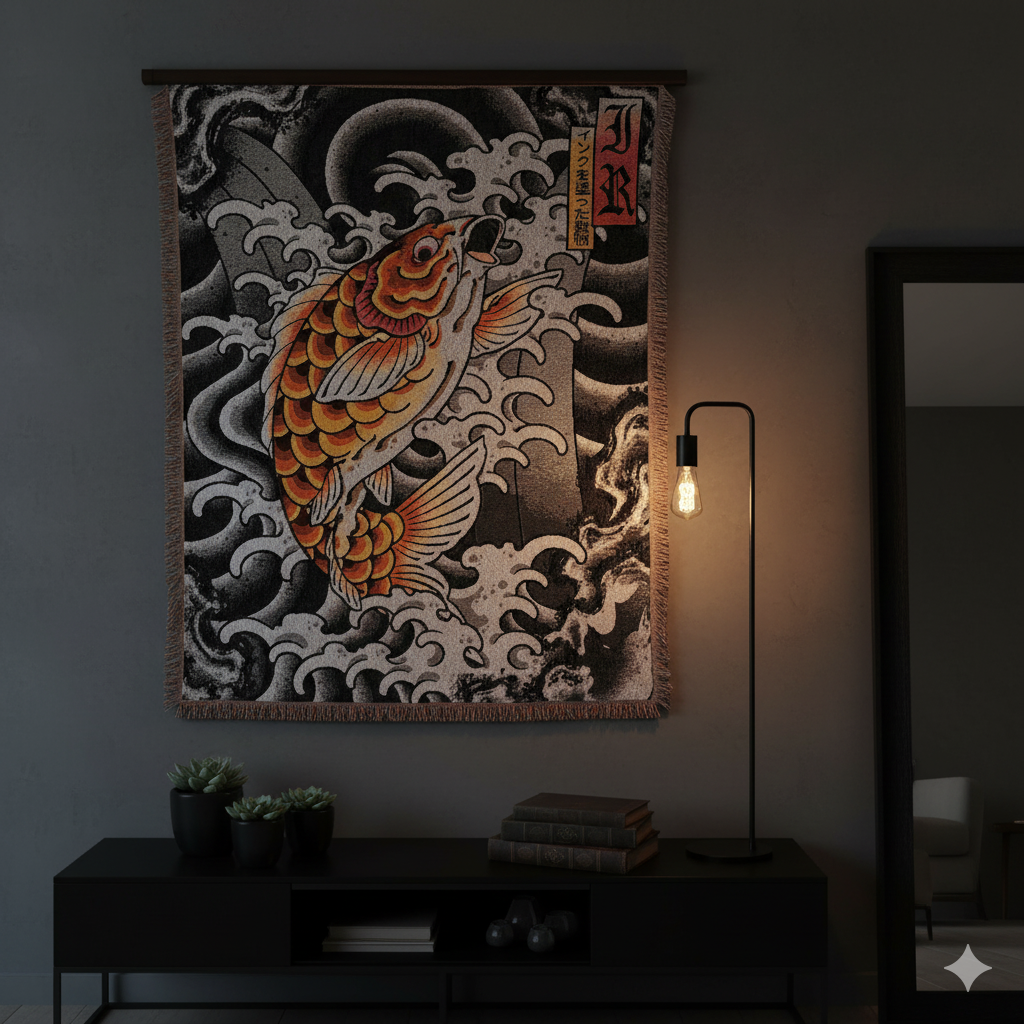 Koi Fish Tapestry