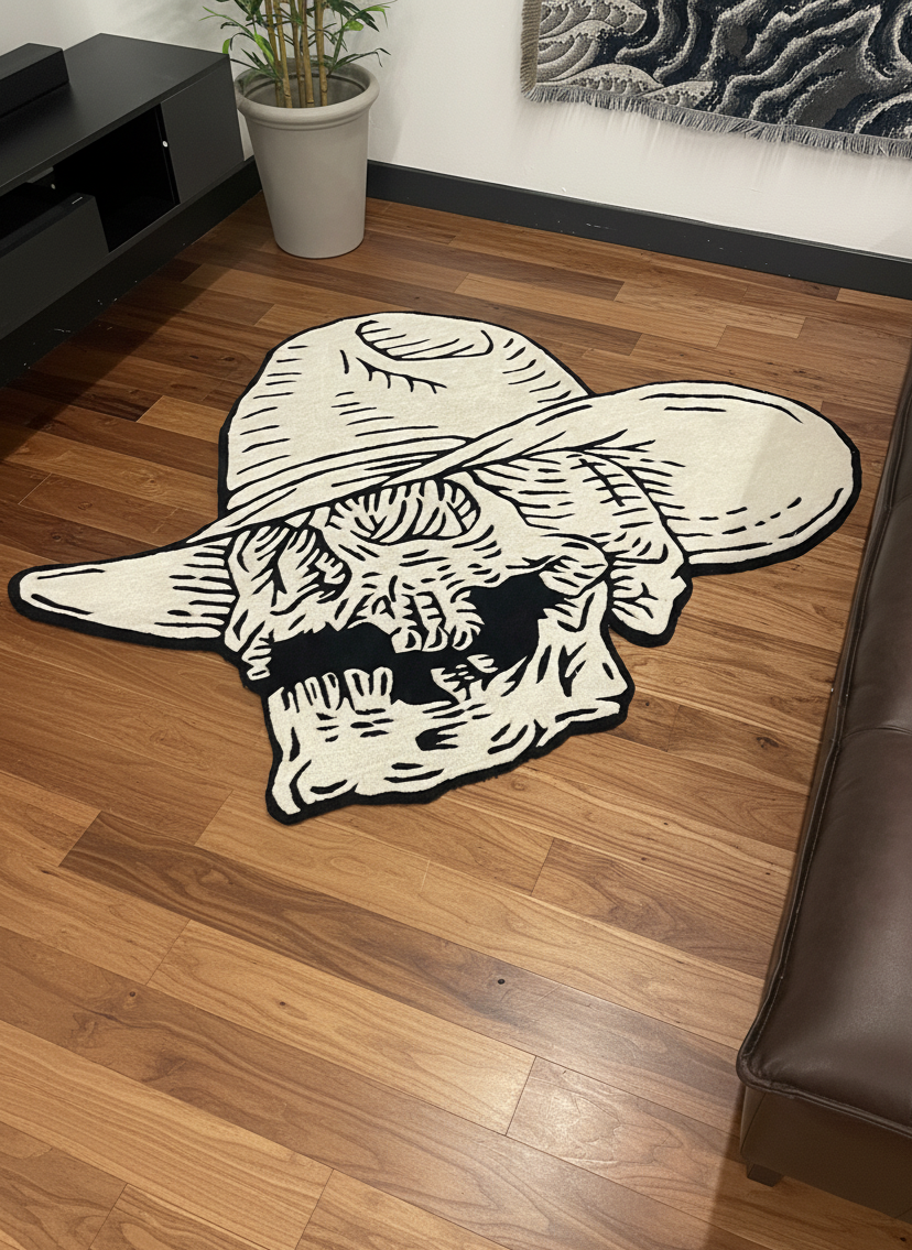 Woodcut Cowboy