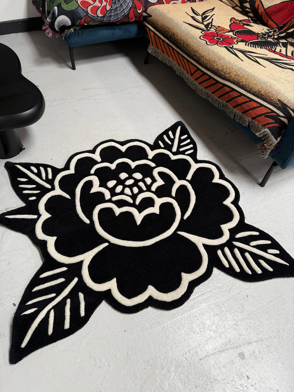 Blackwork Flower