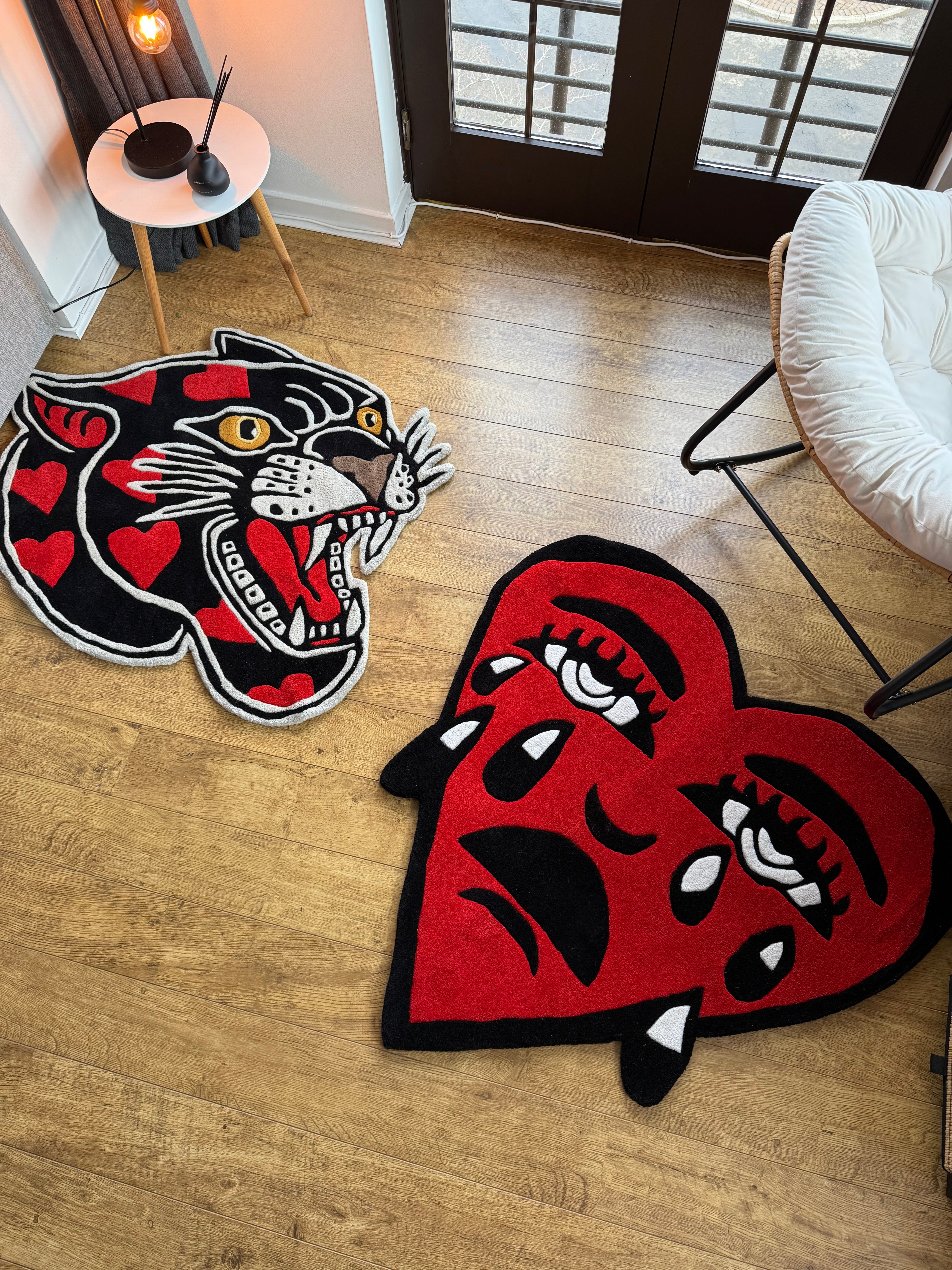 MIYOSHI RUG MELTED HEART RUG