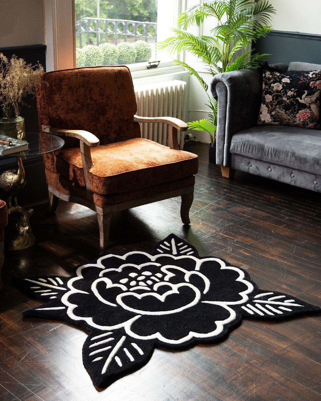 Blackwork Flower