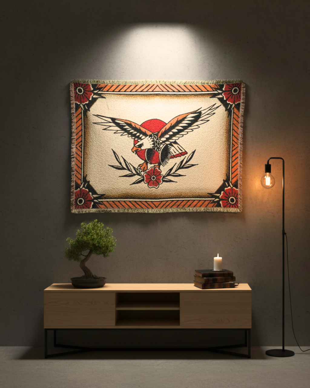 Traditional Eagle Tapestry