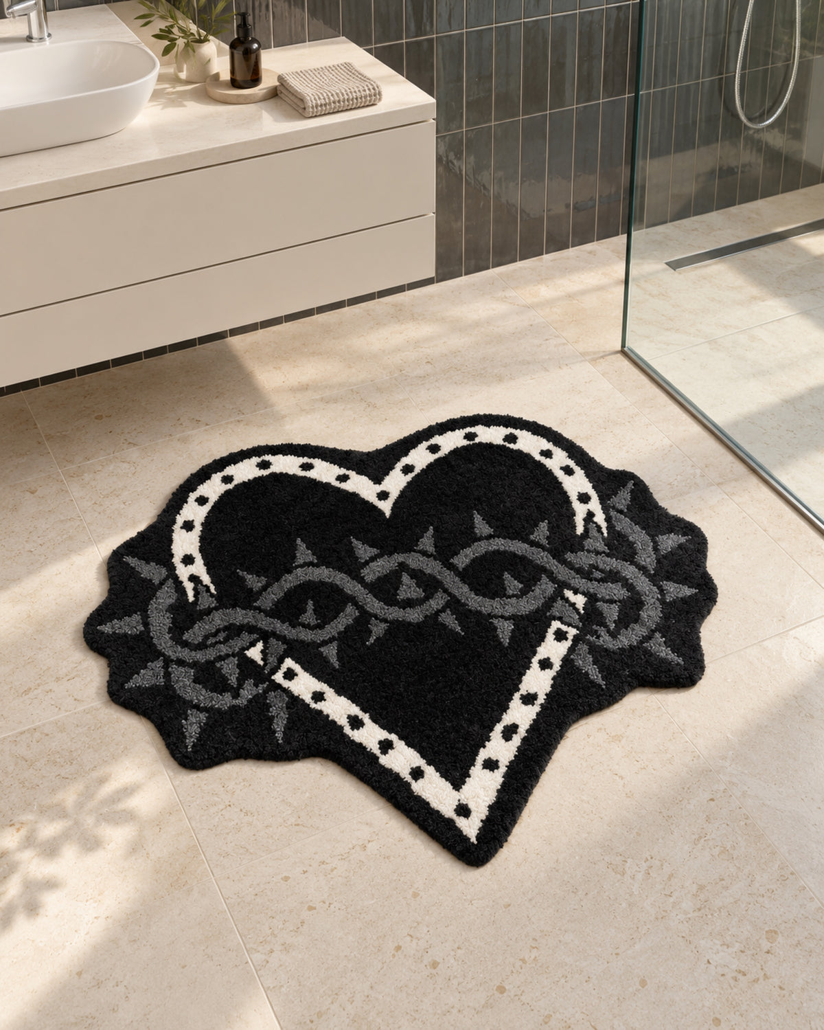 Sacred Heart Bath Mat