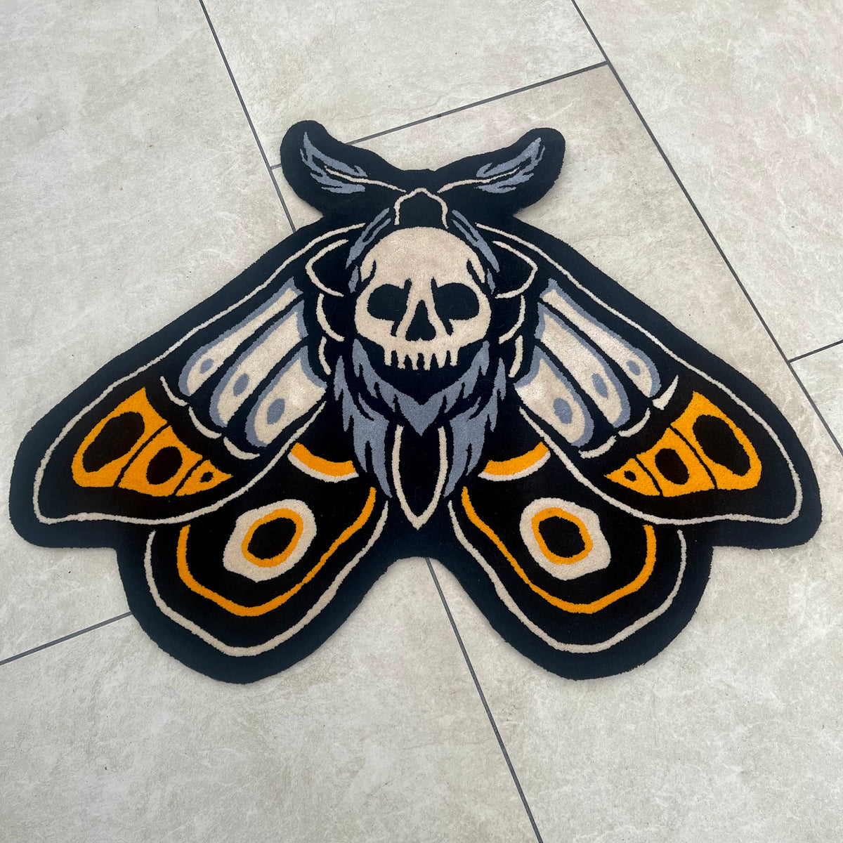 Moth Rug Design Death Moth – Inked Rugs