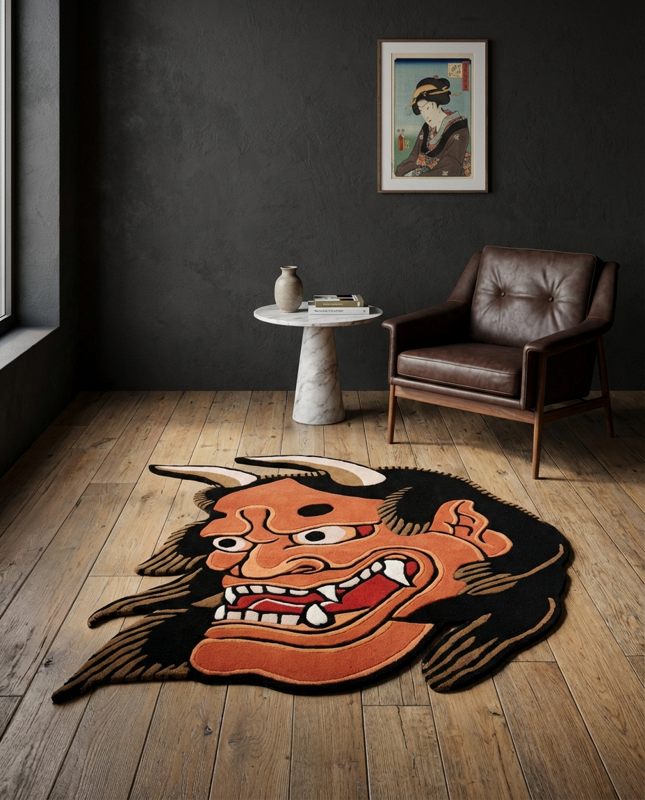 Authentic Japanese Rug Japanese Traditional Rugs - Artistic Designs – Inked Rugs